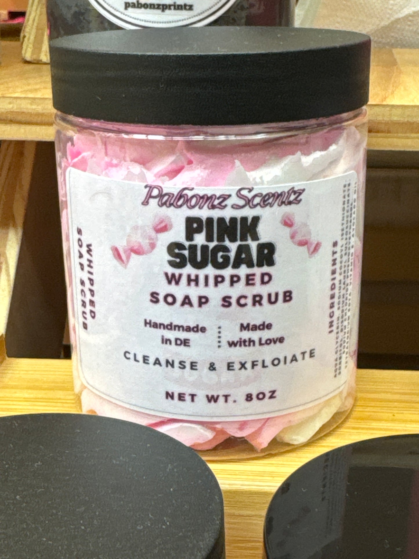 Pink Sugar Whipped Soap Scrub