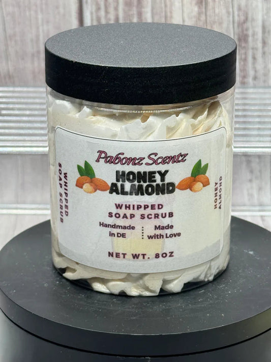 Honey Almond Whipped Soap Scrub