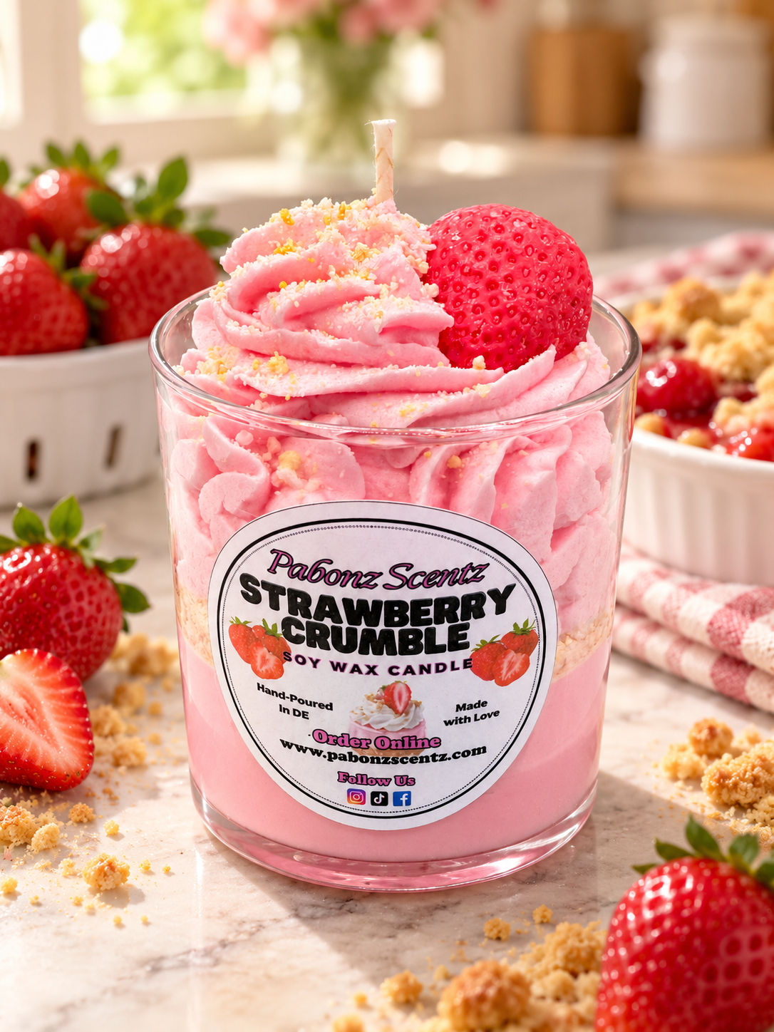 Strawberry Crumble