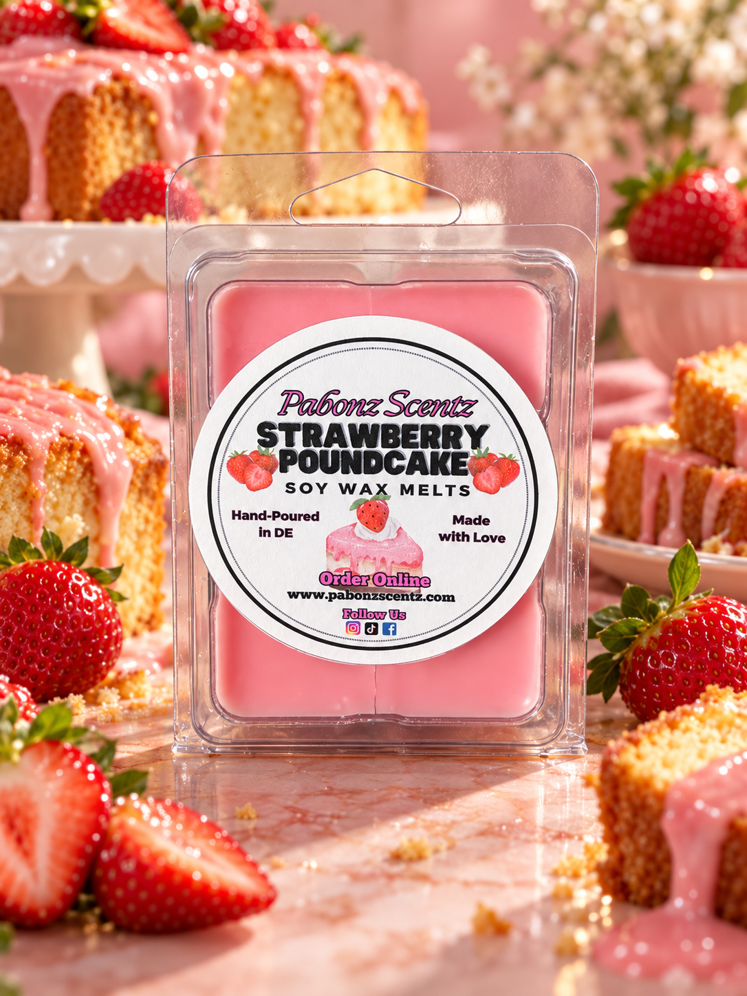 Strawberry Poundcake